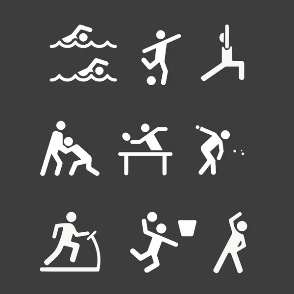 Icons von verschiedenen Sportarten