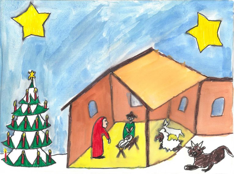 Das Bild von Uli Briehn ist vorne auf der Weihnachts-Karte zu sehen.