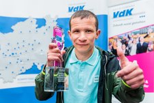 Der VdK-verleiht den vilmA-Preis Einen Preis für gute Arbeit hat Ilie Bitca gewonnen.
Foto: eventfotograf.in