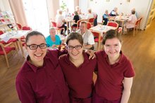 Mitarbeiterinnen im Eiberger Café