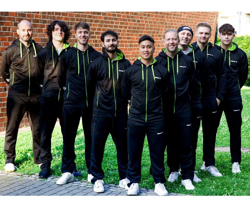 die nominierte Tischtennis-Mannschaft der Herren