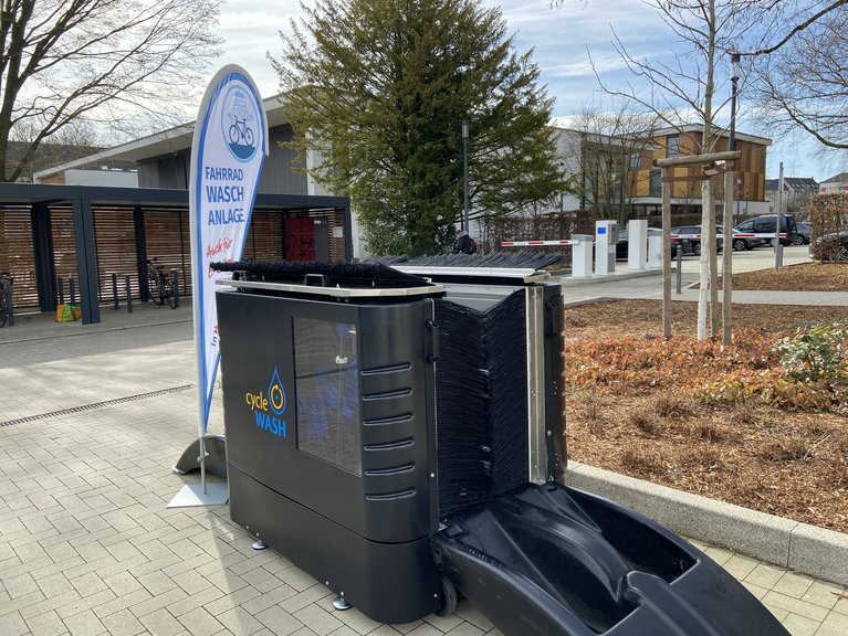 Die neue Waschanlage ist am Campus Steeler Straße bei den Garagen zu finden.