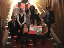 Ein tolles Team: Die Mitarbeiter vom Hotel Franz konnten beim Caritas Videoaward feiern. Das inklusive Team vom Hotel Franz freute sich über den ersten Platz und einen Event-Gutschein.